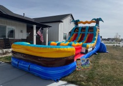 40D640DD 4C04 46BC 945B 80AED949674B 1775067281 15 FT TROPIC SHOCK Dual Lane Wet/Dry Slide